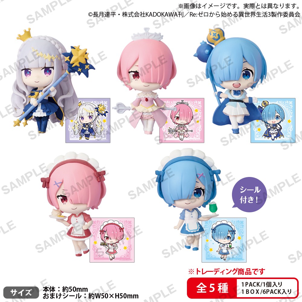 เปิดจอง : Re:ZERO -Starting Life in Another World- Collection Figure RICH Birthday Life 2025 BOX ver. (Set of 6)
