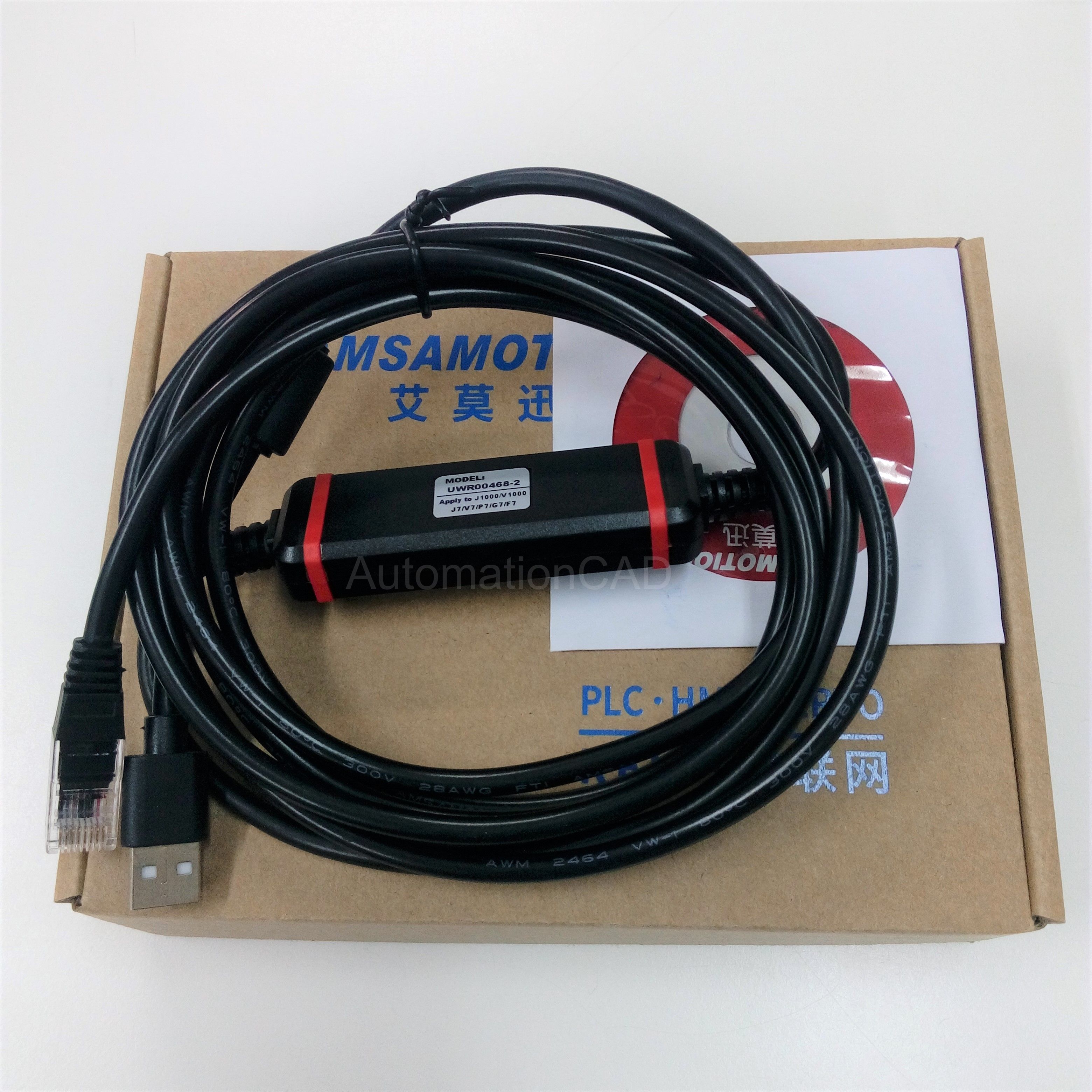 สายลิ้งค์โปรแกรม อินเวอร์เตอร์ YASKAWA INVERTER J1000 V1000 UWR00468-2 L7/G7/F7/S7/VA1000 Inverters