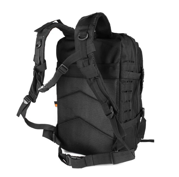 เป้ 4P #B7087 เป้รุ่นใหม่ ความจุขนาด 45L ใส่ของได้เยอะ ผลิตจากผ้า Cordura 1000D กันน้ำ ด้านหน้า มีแผง Velcro ขนาดใหญ่ ติด patch ได้ แผ่น molle ด้านหน้า สำหรับ เกี่ยวหรือยึดอุปกรณ์อื่นๆได้ ด้านบนมีช่องสำหรับลอด สายหูฟัง, powerbank ได้ กระเป๋า มีช่องใส่ของ