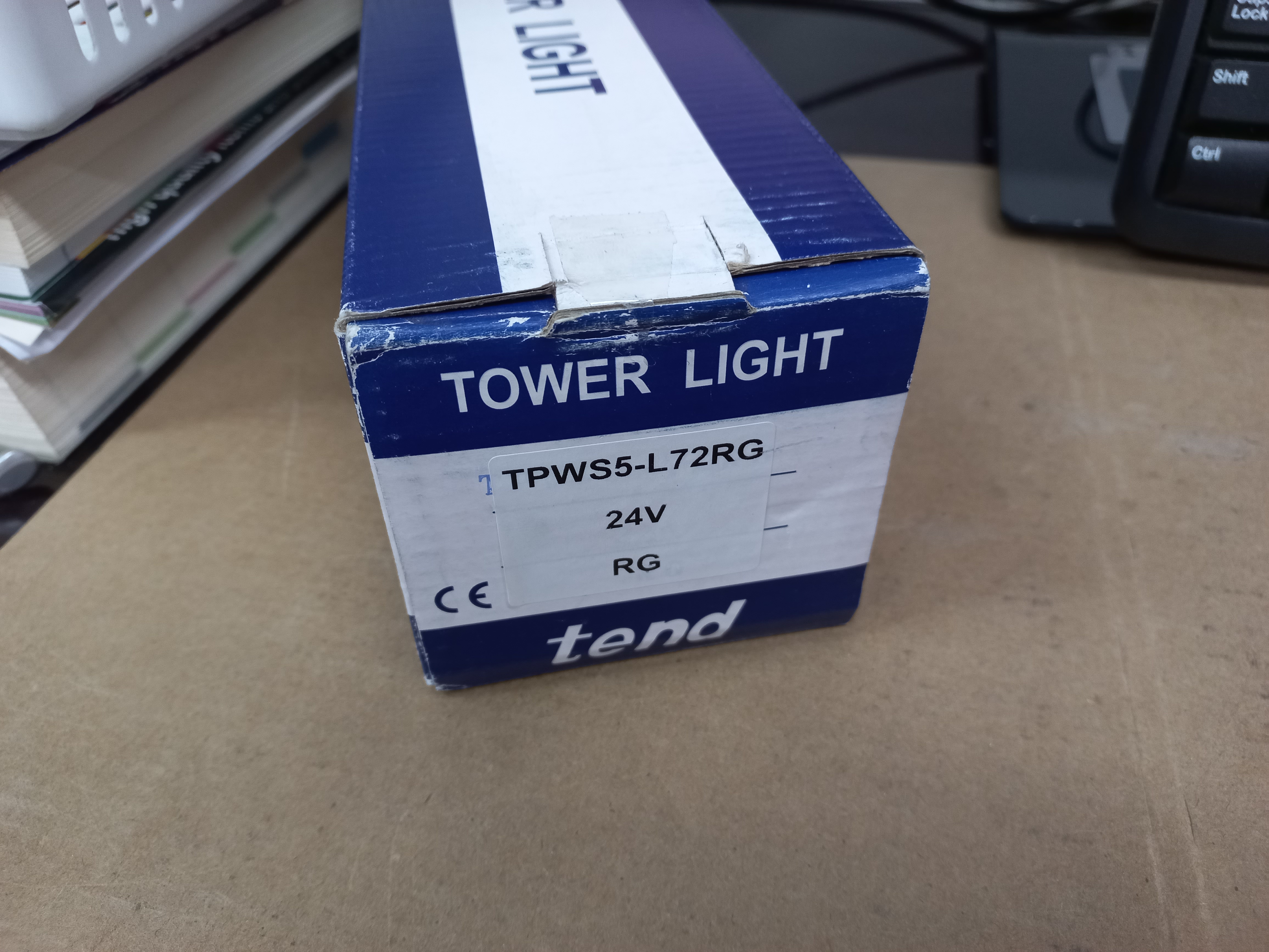 ทาวเวอร์ไลท์ไฟ 2 ชั้น แดง/เขียว Tower Light TEND ไฟต่อเนื่อง กระพริบพร้อมไซเรน 24V