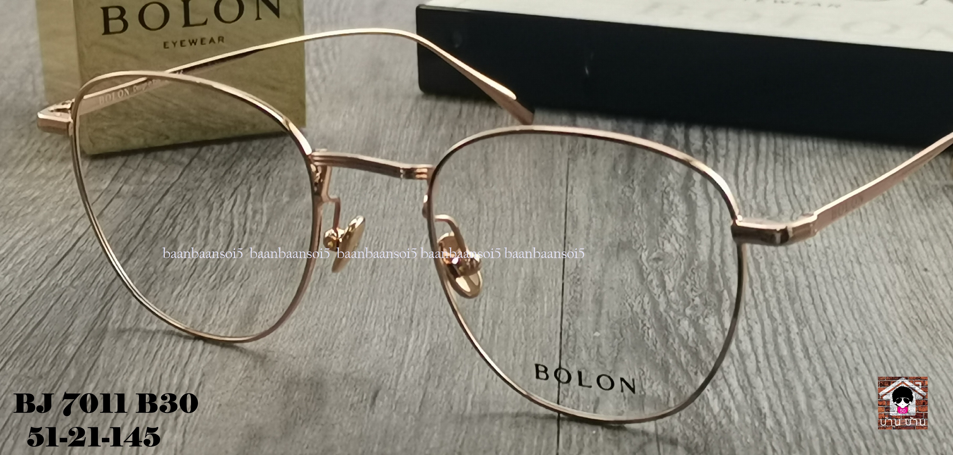 Bolon BJ 7011 B30 โปรโมชั่น กรอบแว่นตาพร้อมเลนส์ HOYA ราคา 3,490 บาท