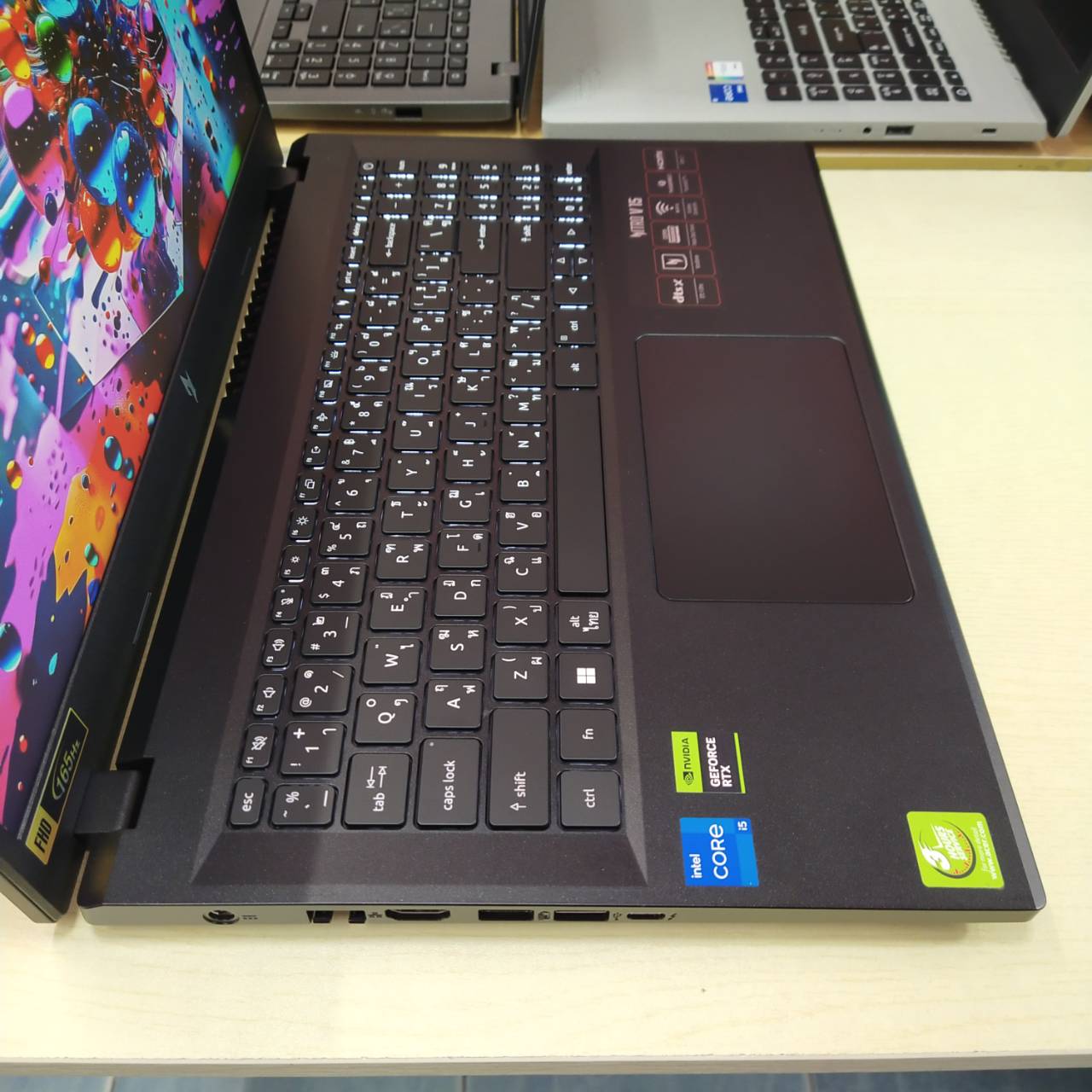 ACER NITRO V15 ANV15-51-55NS สภาพเครื่อง 99% ติดฟิล์มกันรอยหน้าจอแล้ว (ประกันศูนย์ Onsite 14/01/2028) (ประกัน J.I.B 27/03/2028)