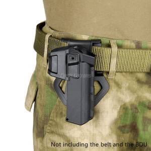 New.Tactical airsoft hunting rifle Movable Holsters Glock gun holster CL7-0057 สีดำ สีทราย ราคาพิเศษ
