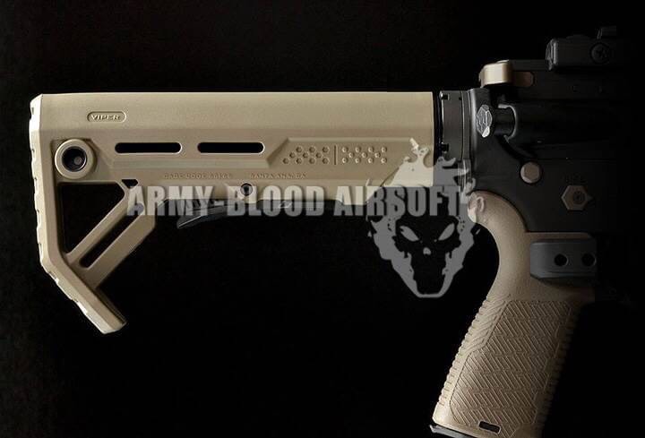 New.Strike Industries Viper Mod 1 Mil-Spec Carbine Stock for M4 Cmmg / M16 5.56 Series Black / Red ราคาพิเศษ