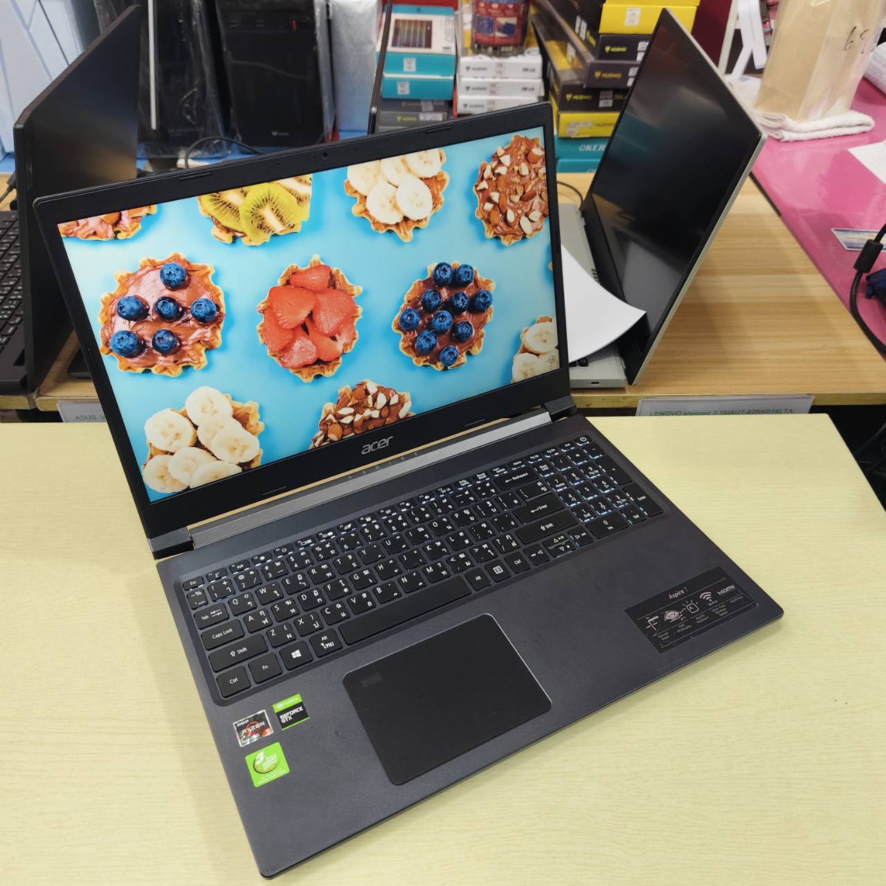 ACER Aspire 7 A715-42G-R7RS สภาพเครื่อง 80%