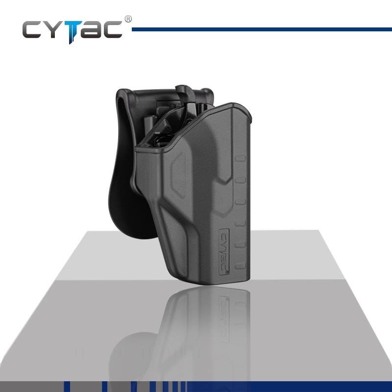 ซองปืน รุ่นT-Thumbsmart Holster ยี่ห้อ Cytac รุ่น Beretta PX4 (ซองปืนปลดนิ้วโป้ง) ปืนที่ใส่ได้ Beretta PX4 Storm Full Size คุณสมบัติ : #วัสดุผลิตจาก โพลิเมอร์เกรดกองทัพ #น้ำหนักเบา แข็งแรงทนทาน #ซองปืนพกนอกปลดนิ้วโป้ง #ซองปืนสามารถปรับระดับสูงต่ำได้2ระดับ