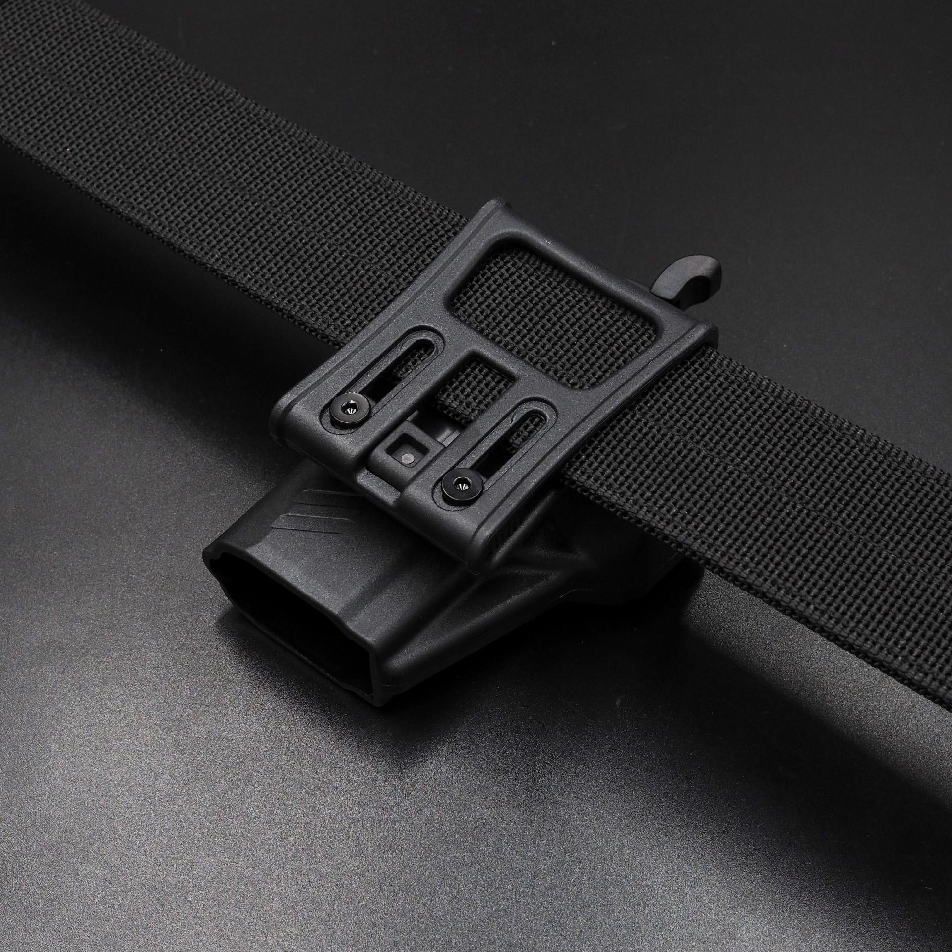 New.ซองพกนอก ปลดล็อคนิ้วโป้ง รุ่น Sig Sauer P320 Carry ( Cytac T-Thumbsmart Holster ) -ผลิตจากวัสดุ Polymer เกรดคุณภาพ แข็งแรงทนทาน -ออกแบบให้ปลดล็อคนิ้วโป้ง ใช้งานง่ายเป็นธรรมชาติ และปลอดภัยยิ่งขึ้น -ด้านหลังเป็นเพลทเหน็บเข็มขัด ชนิดพิเศษ มีแผ่นยางเสริม 