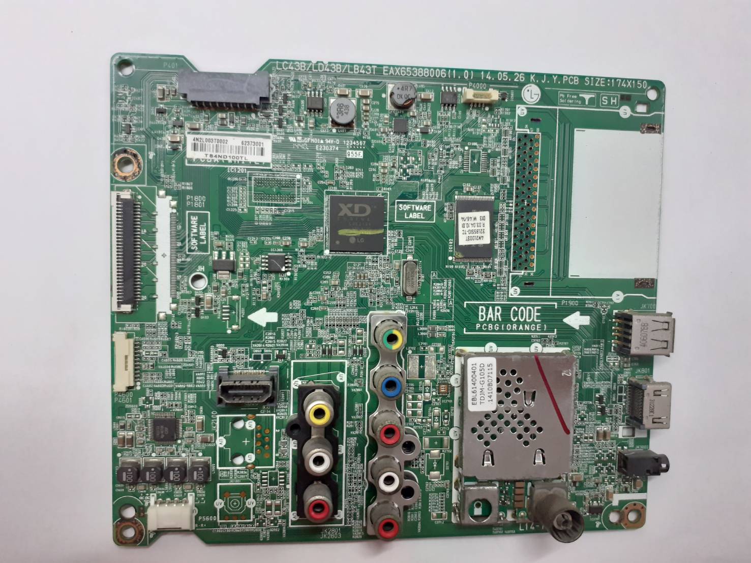 เมนบอร์ด LG 32LB551D LC43B/ LD43B /LB43T