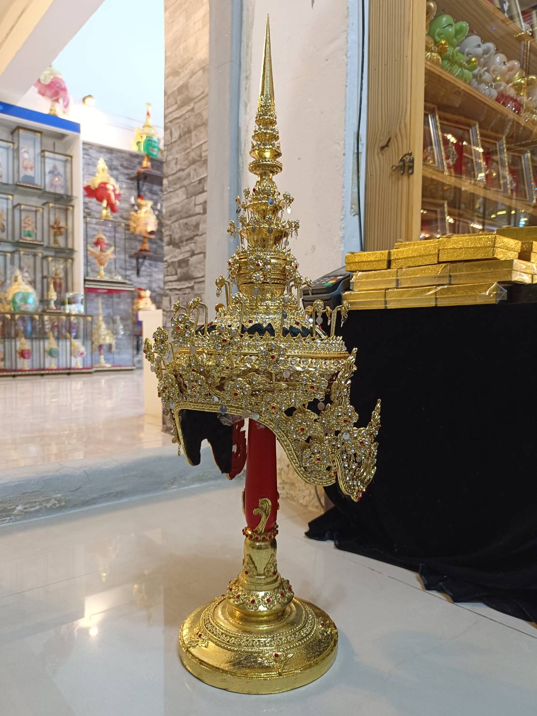 ชฎานาง ขนาดสวมหัว เกรดพรีเมี่ยม