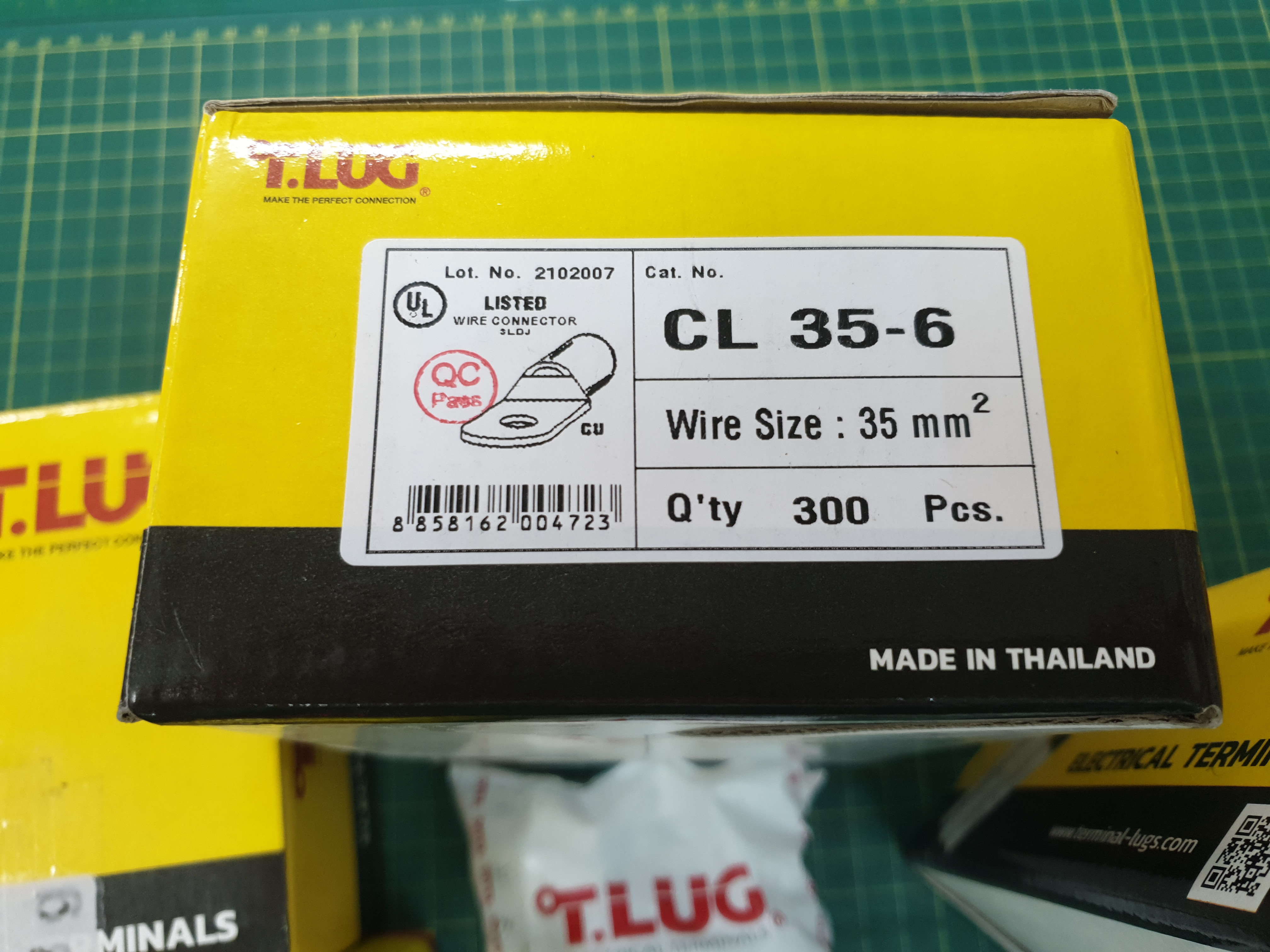 หางปลารุ่นหนาทรงยุโรป แบบท่อ CL 35-6 TLUG ใช้กับสาย 35 sq.mm (50 ชิ้น/ห่อ)