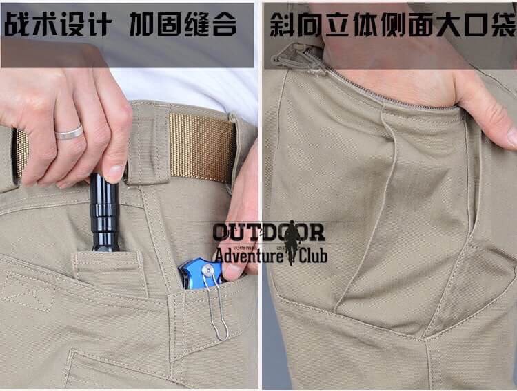 New.สินค้ามาใหม่ ยี่ห้อผู้ชายกางเกงผ้าฝ้ายขนแกะกรูทหารยุทธวิธีขนส่งสินค้ากลางแจ้งกีฬายิงปืนยุทธวิธี / ปีนเขาเดินป่า / ปีนเขาตกปลา สีดำ / สีทราย / สีเขียว / สีเทา ราคาพิเศษ