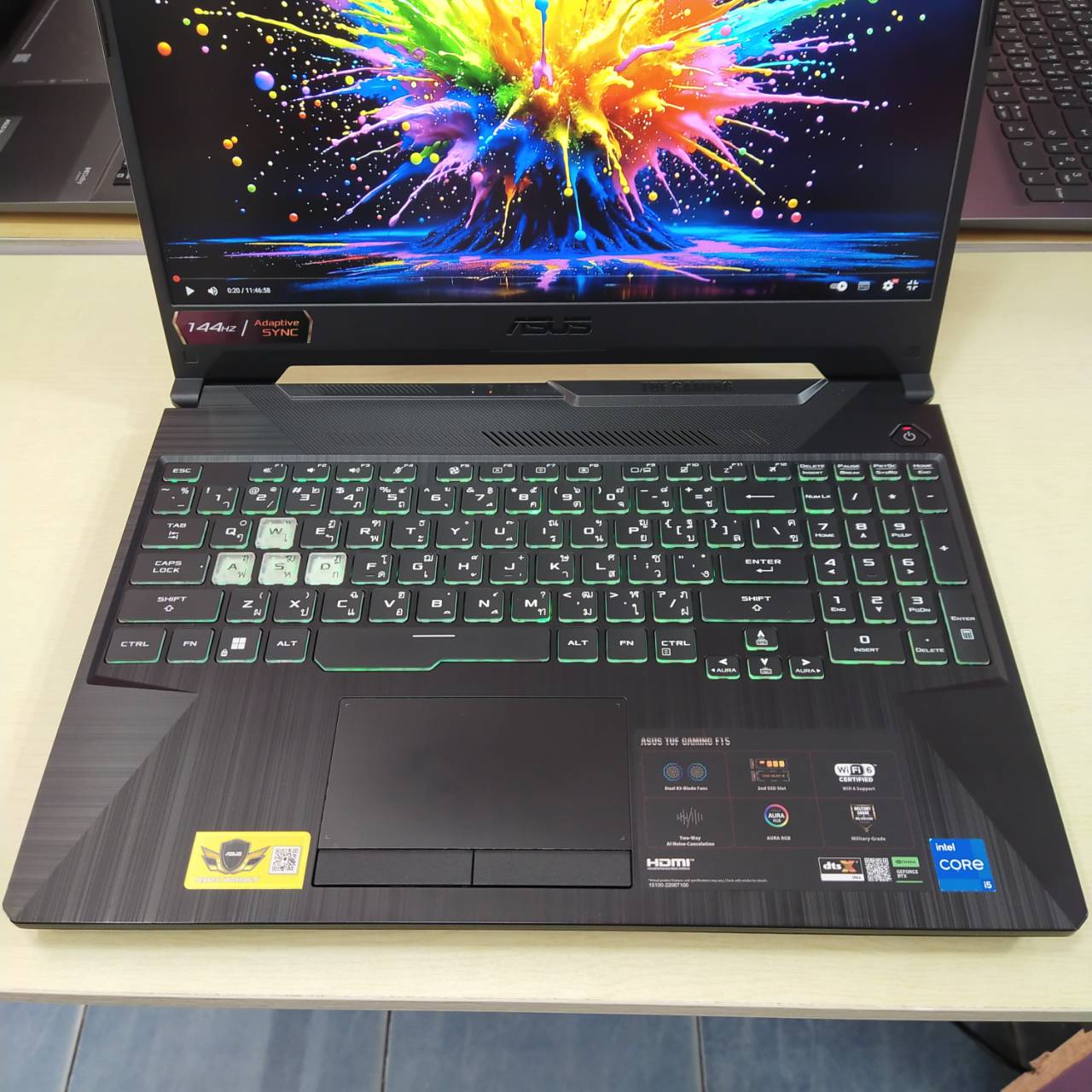 ASUS TUF GAMING F15 FX506HF-HN014W สภาพเครื่อง 90%