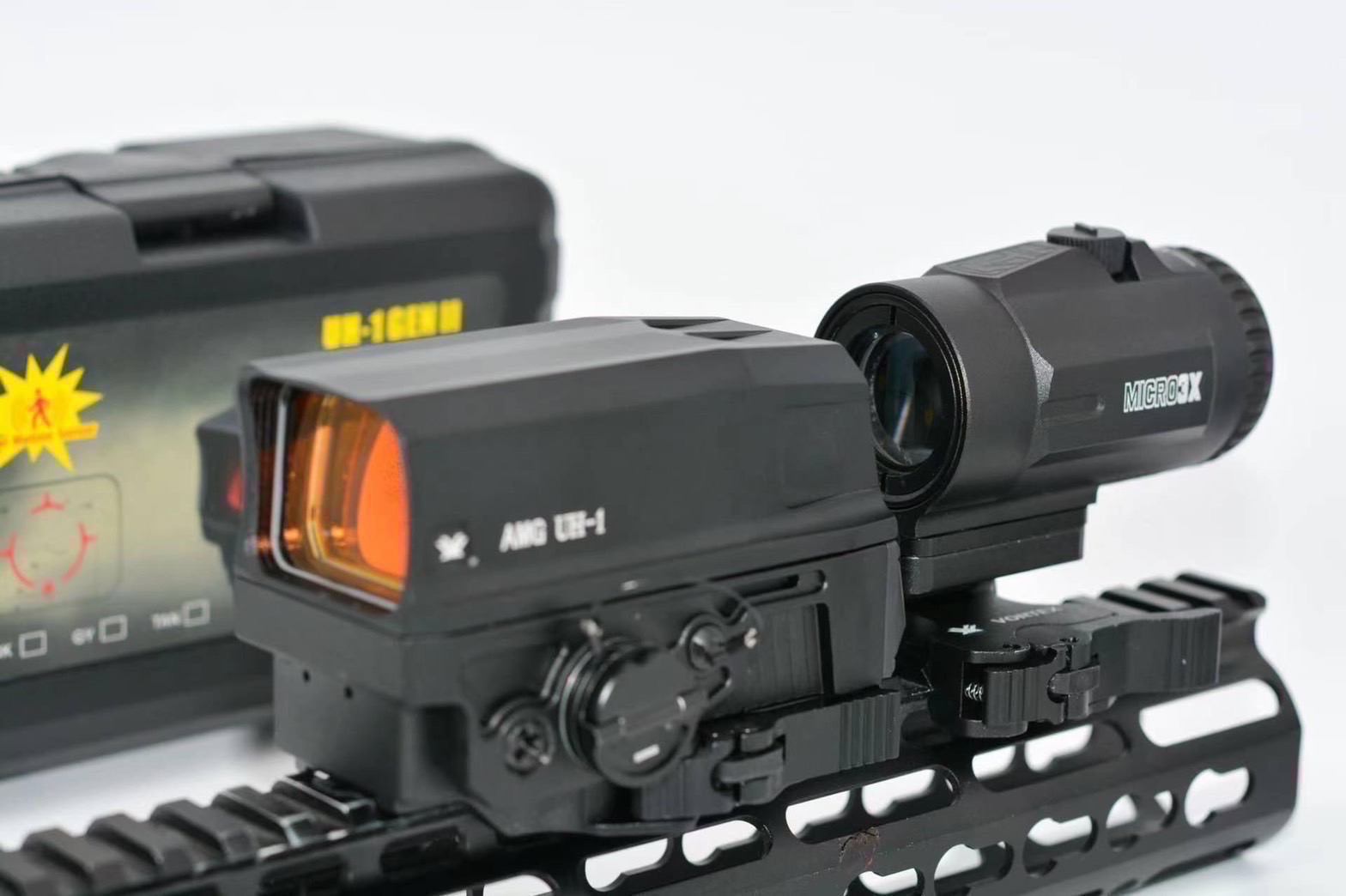 Holographic Vortex Razor AMG UH-1 Gen 2 + ซูมหลัง Micro 3X
