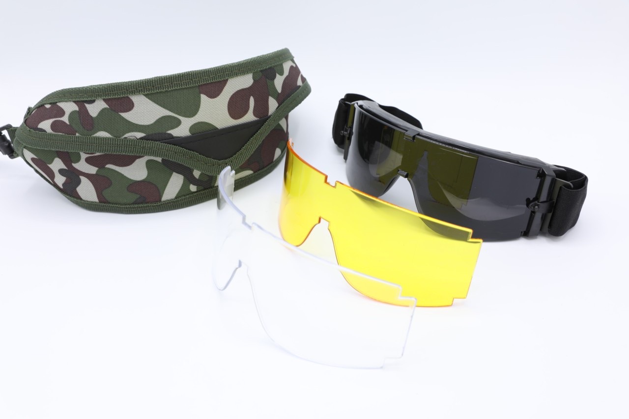 แว่นGoggle รุ่นX800 มาพร้อม ซองผ้าเก็บแว่นตา เลนส์เเว่นตา 3 สี -สีดำ -สีเหลือง -สีใส