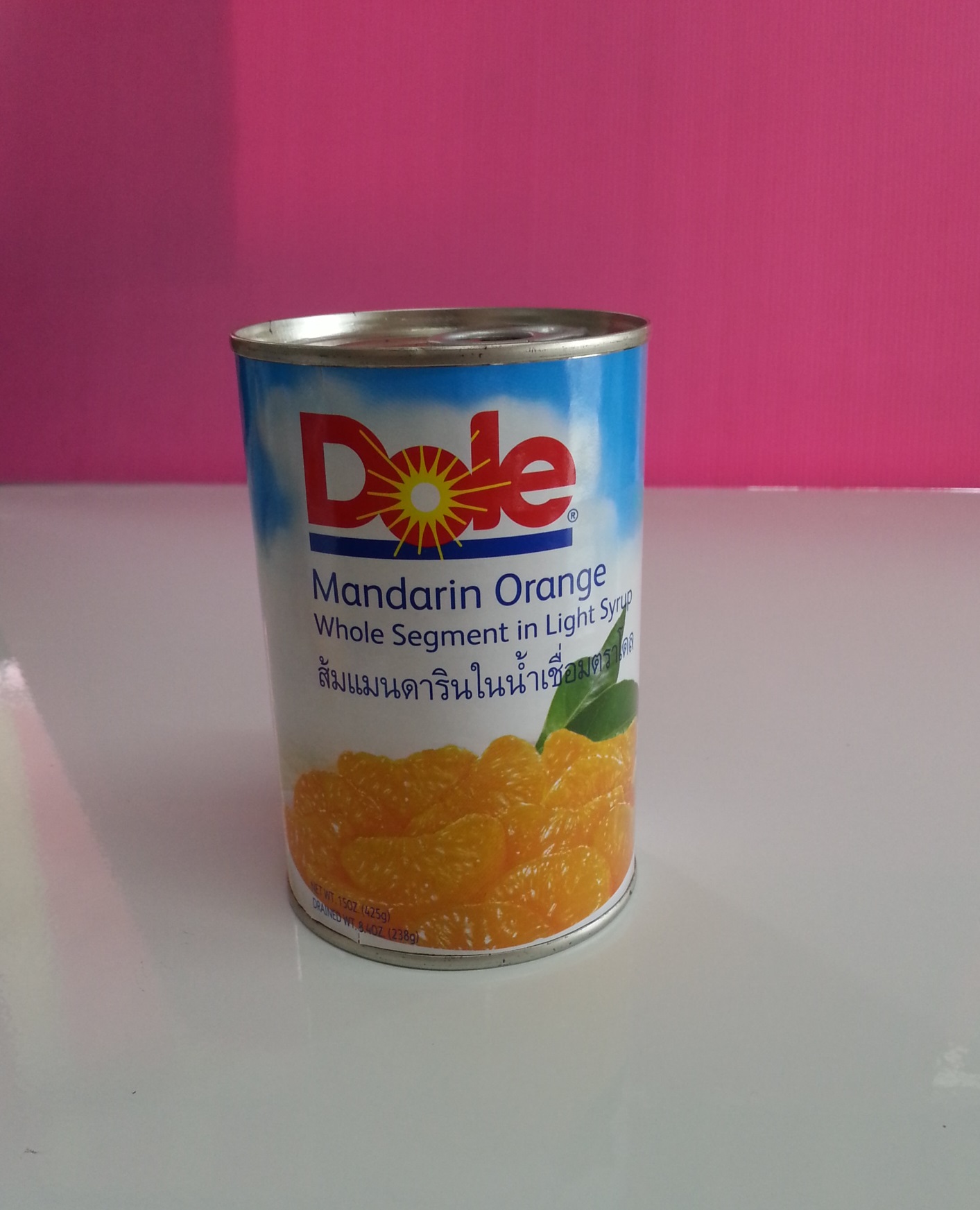 ส้มแมนดาริน ในนํ้าเชื่อม ตรา โดล 425g.