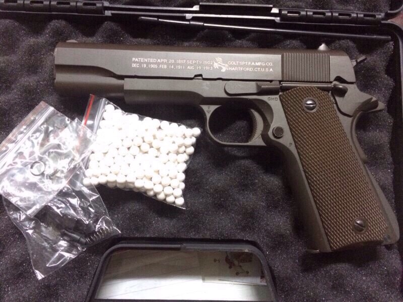 New.Tercel M1911 โลหะทั้งกระบอก สีดำ ราคาพิเศษ