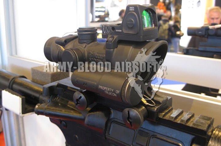 New.Trijicon TA02 ACOG 4x32 Red Illuminated Scope W/ RM06 RMR Sight Adjustablenext ราคาพิเศษ