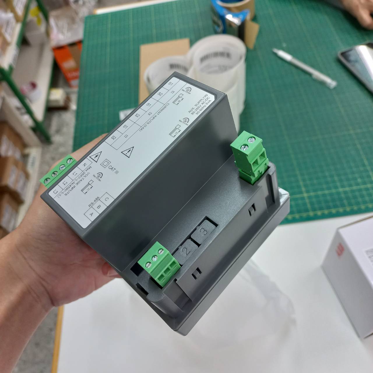 ABB พาวเวอร์มิเตอร์ Power Meter 3เฟส Digital Meter รุ่น M1M 20 Modbus M1M20