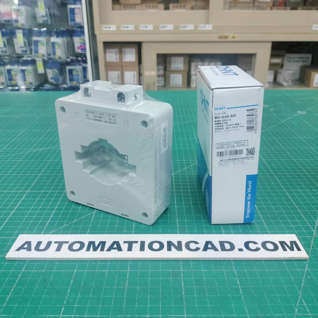 หม้อแปลงกระแสไฟฟ้า CT 2000/5A CHINT BH-0.66 80I Class 0.5 Current Transformer