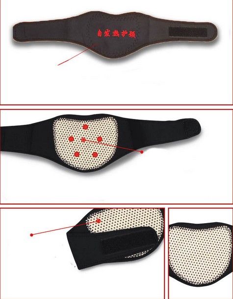 SU-012ที่รัดคอแบบมีแม่เหล็ก ที่รัดคอบรรเทาอาการปวดเจ็บเมื่อยคอ ซัพพอร์ทคอ แก้ปวดคอ
