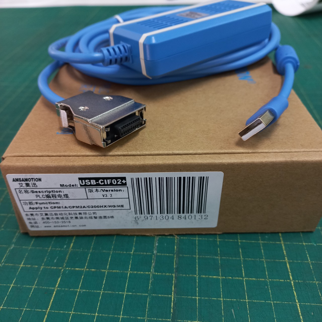 รุ่นนี้เลิกผลิดใช้รุ่น USB-CIF02-FTDI แทน สายลิ้งค์ PLC OMRON CPM1A CPM2A C200 ออมรอน USB-CIF02+