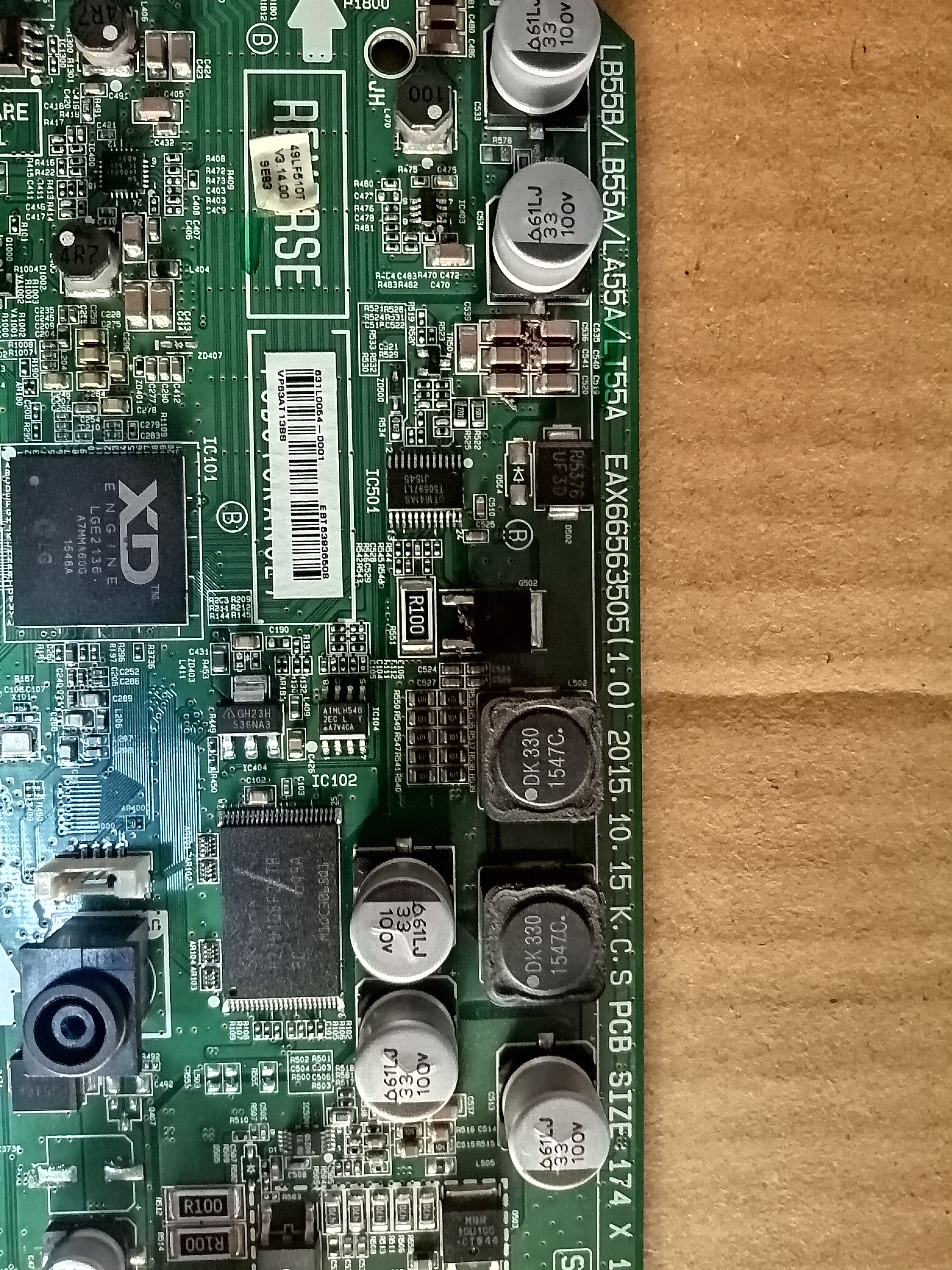 เมนบอร์ด Lg 49LF510T