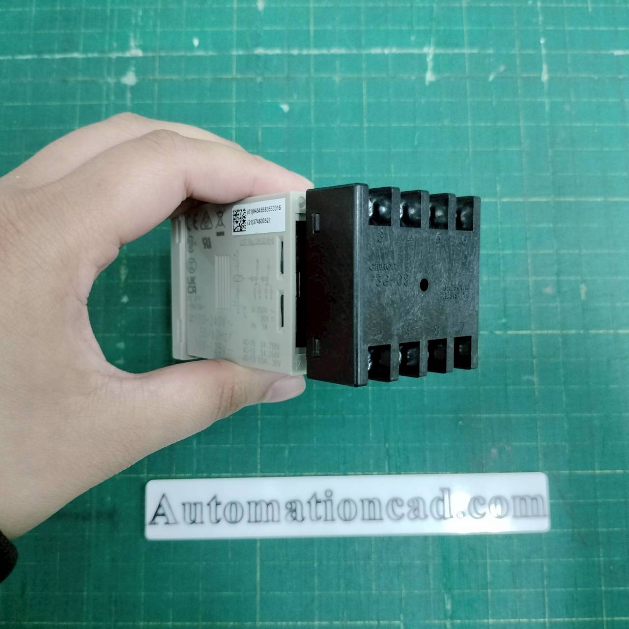 P3G-08 SOCKET 8P OMRON สำหรับ TMER รุ่น H3CR-A8