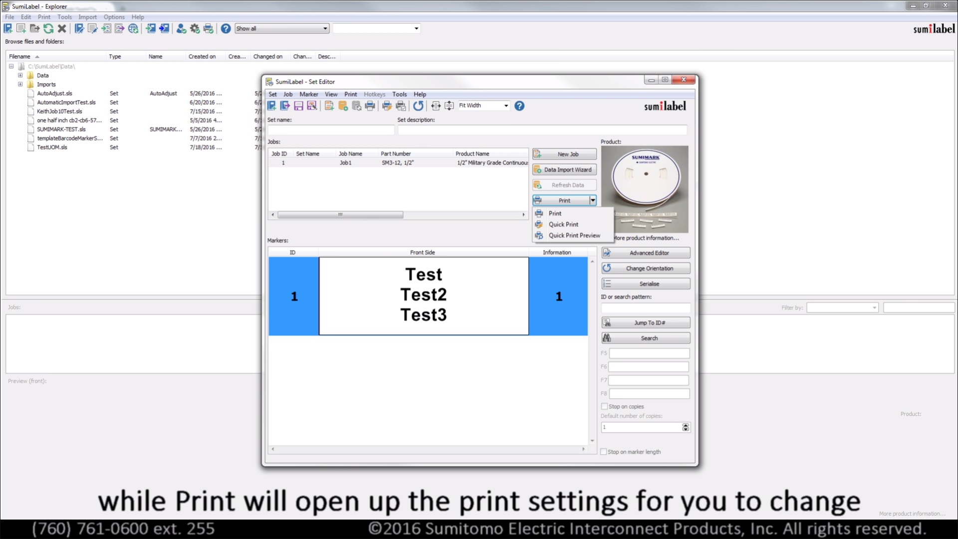 รับพิมพ์ TAG มาร์คสายไฟ สีขาว/สีเหลือง แบบ Low Smoke และ Normal