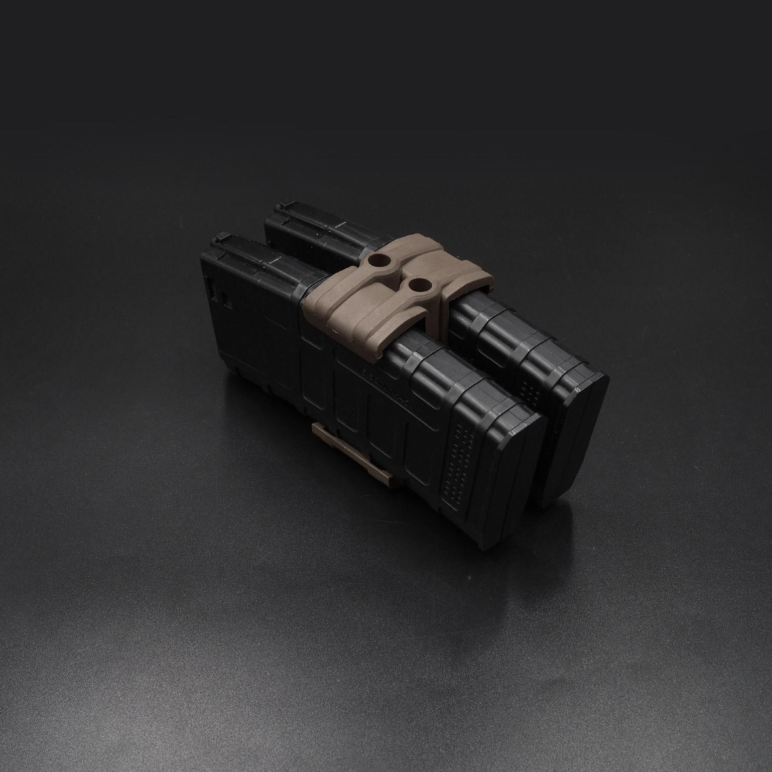 New. MagLink Coupler ⚓วัสดุ Nylon PA66 เกรดคุณภาพ ⚓ใช้สำหรับแม็กกาซีนปืน M4 ⚓สะดวกรวดเร็วในการ Reload ⚓น้ำหนักเบาพกพาง่าย 2 สี ดำ ทราย