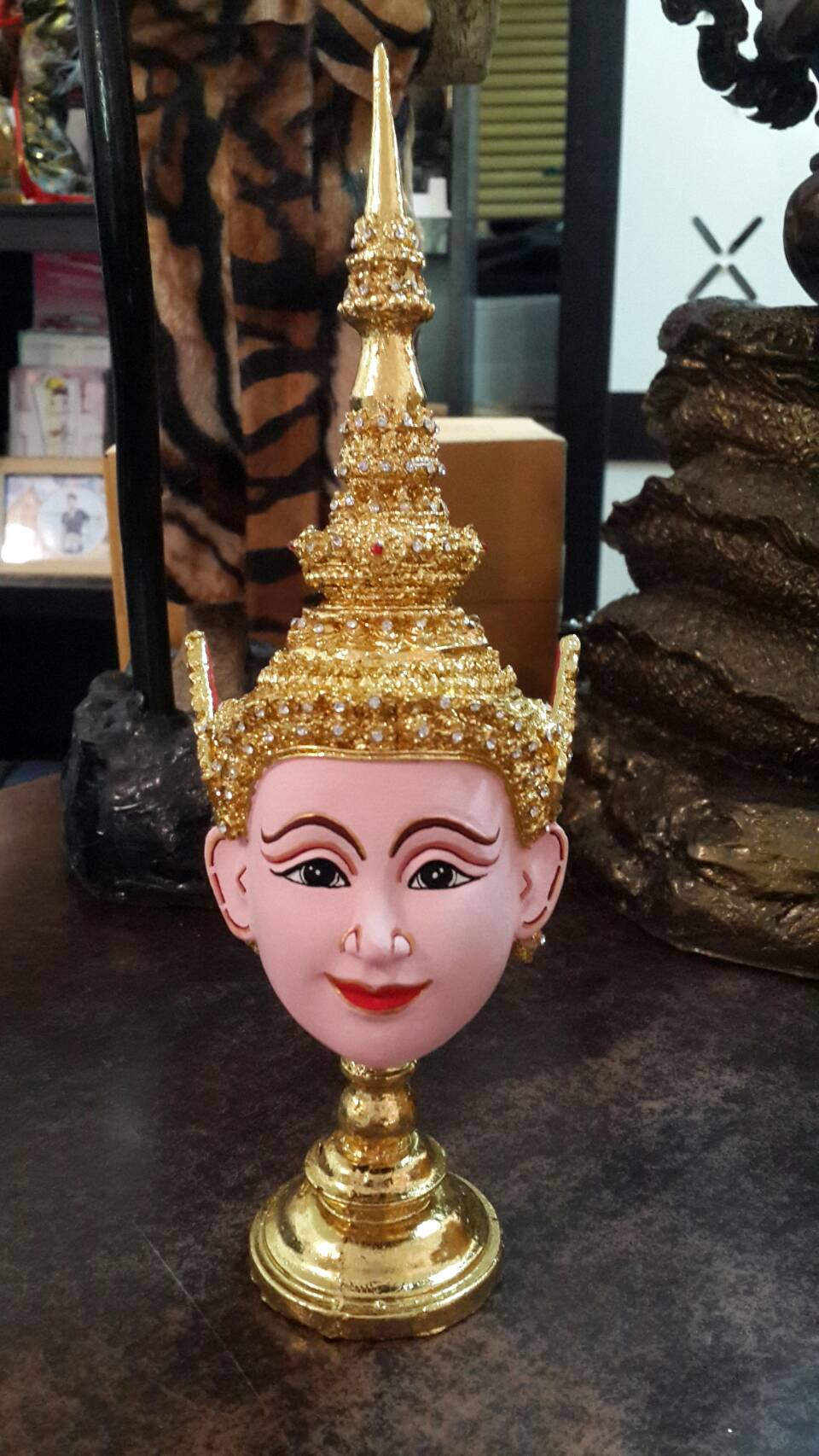 นางสีดา ขนาดกลาง 4 นิ้ว งานประดับเพชร