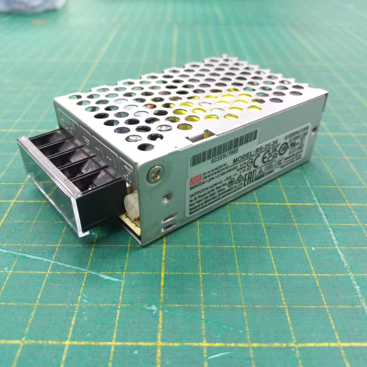 POWER SUPPLY 24VDC 26.4W MEANWELL พาวเวอร์ซัพพลาย 1.1A 24VDC
