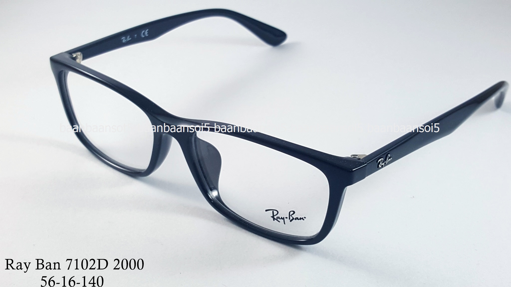 Rayban RX 7102D 2000 โปรโมชั่น กรอบแว่นตาพร้อมเลนส์ HOYA ราคา 2,900 บาท