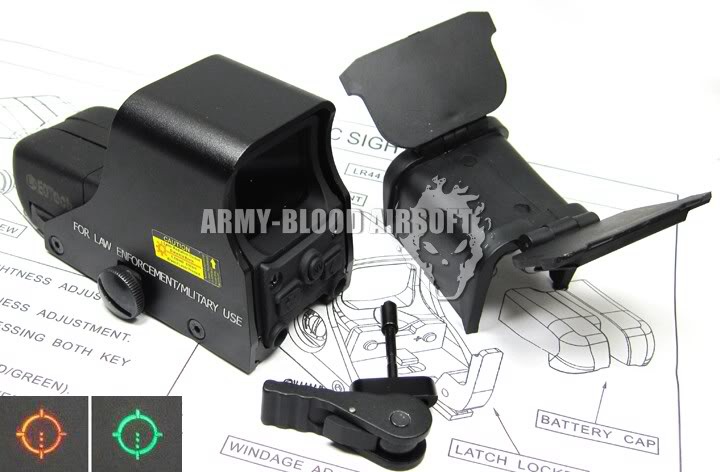 551 Red / Green Dot Sight With Scope Cover & QD Mount (BK)