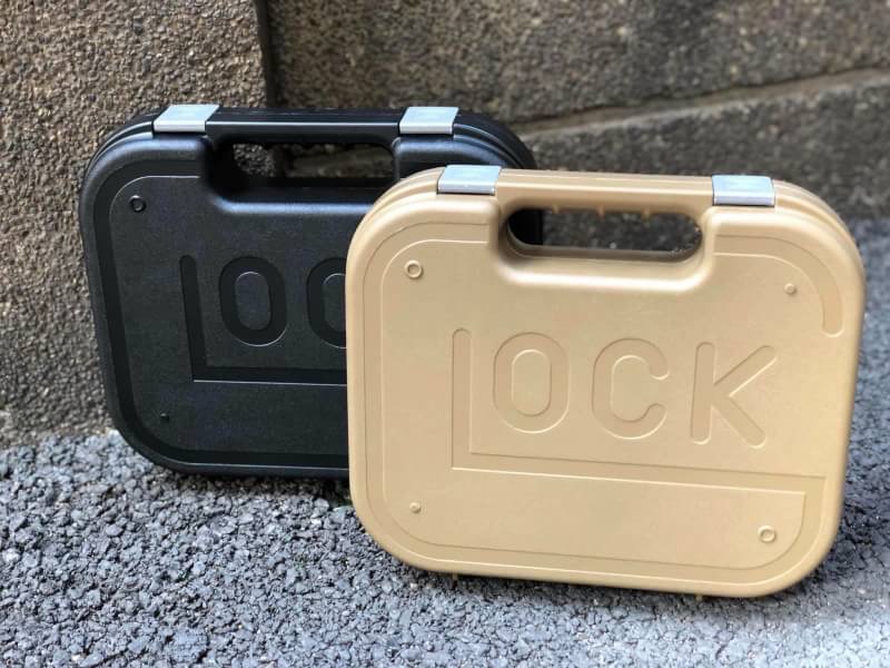 กล่องปืน GLOCK มีสีดำ สีทราย