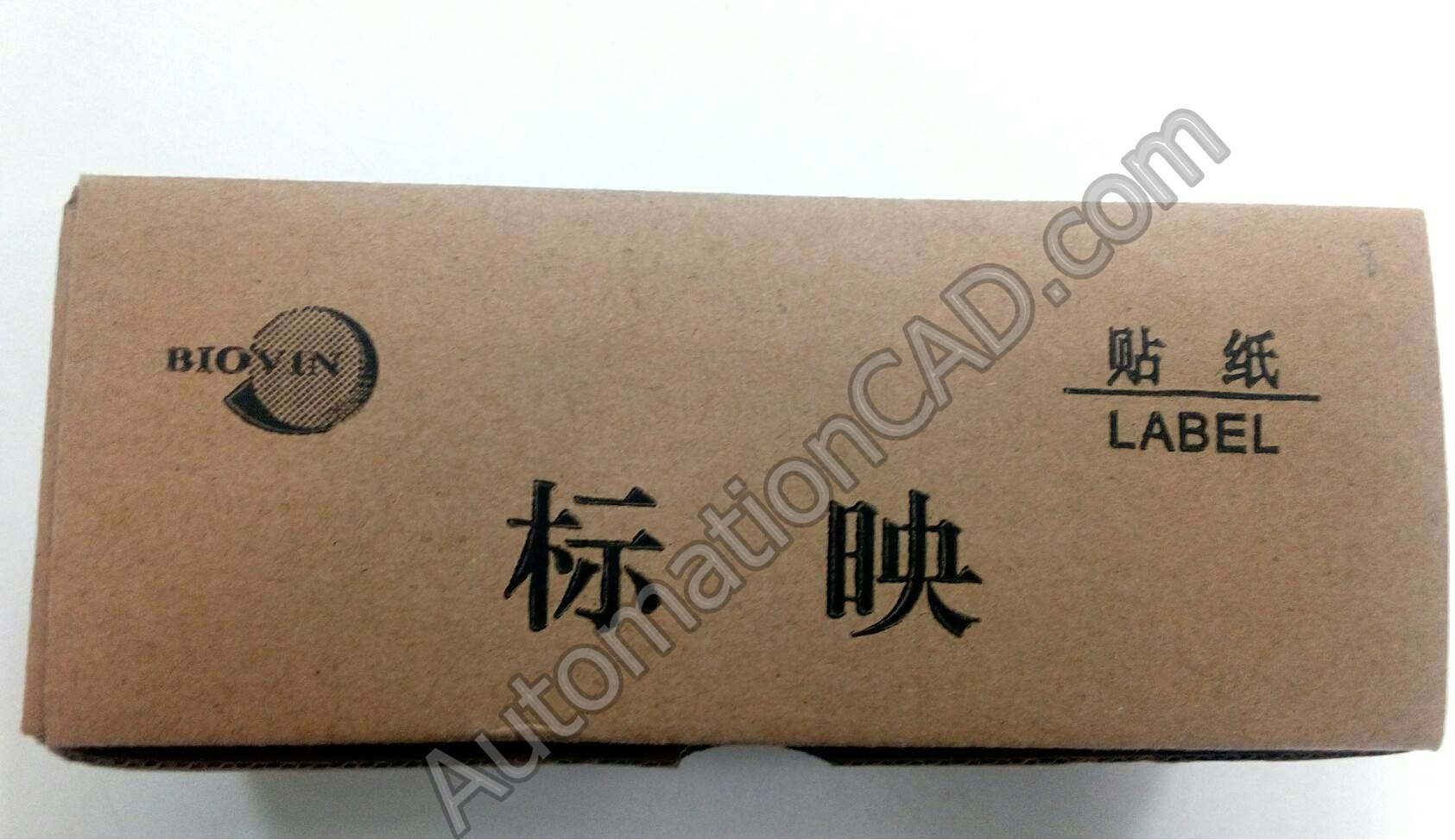 สติ๊กเกอร์ Label 12 mm. White ลาเบล BIOVIN ใช้กับเครื่องพิมพ์ฮอตมาร์ค เครื่องพิมพ์ปลอกมาร์คสายไฟ ใช้กับเครื่องพิมพ์ รุ่น S650 S700E