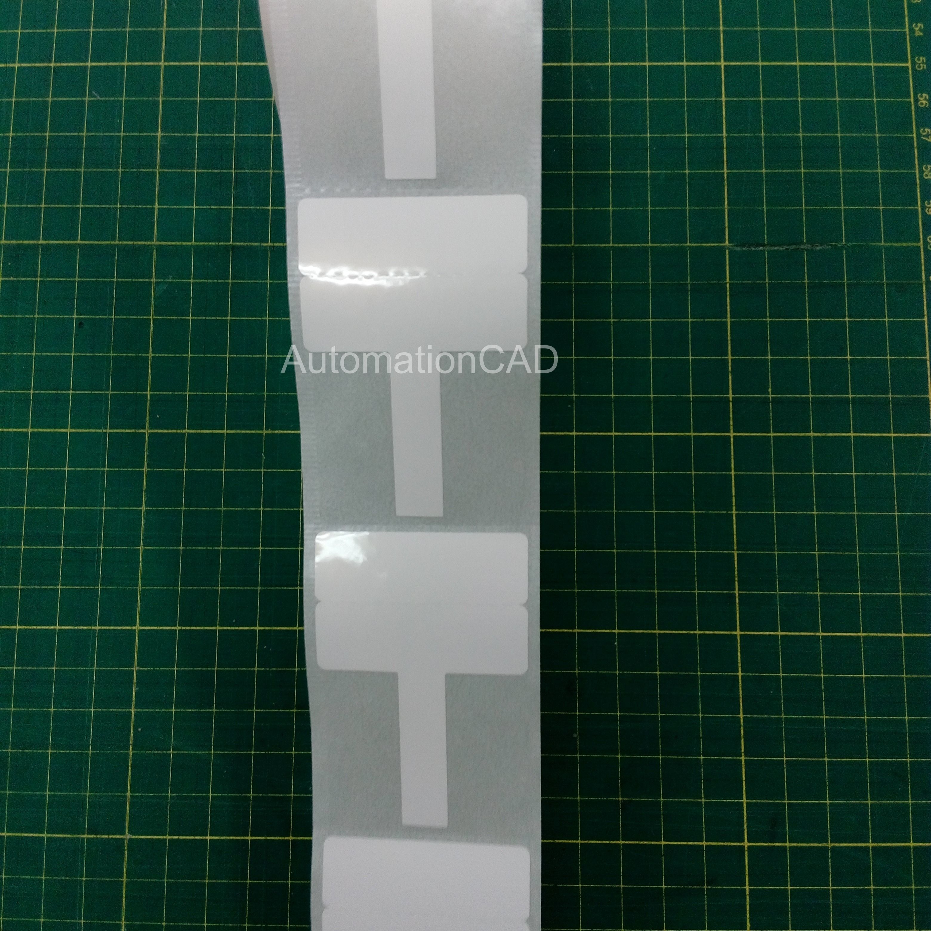 สติ๊กเกอร์มาร์คสายไฟ แบบธง 45mm x 15mm หางยาว เบอร์มาร์คสายไฟ CABLE MARKER