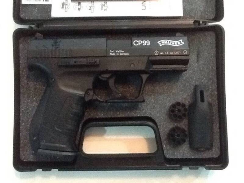 New.UMAREX WALTHER CP99 ลูกเบอร์1 CO2 สีดำ