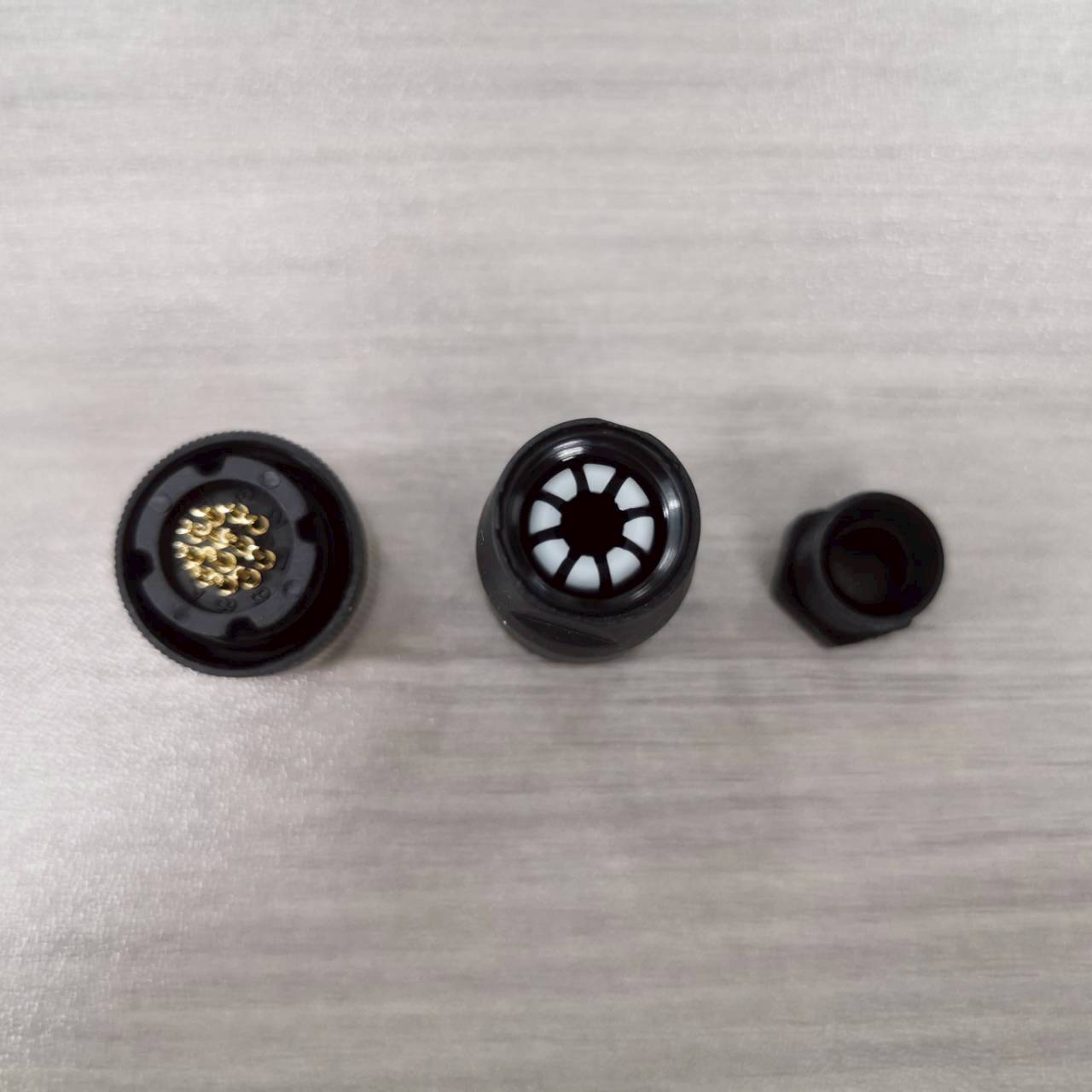 หัวคอนเนคเตอร์ M12 12Pins แบบตรง ตัวเมีย Connector