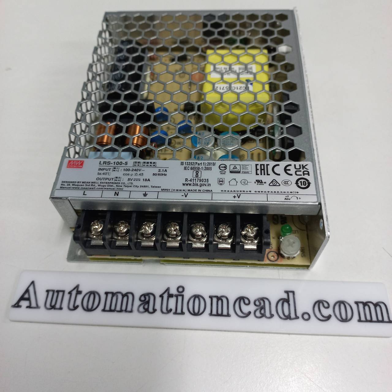 POWER SUPPLY 5VDC 100W MEANWELL พาวเวอร์ซัพพลาย 18A 5VDC