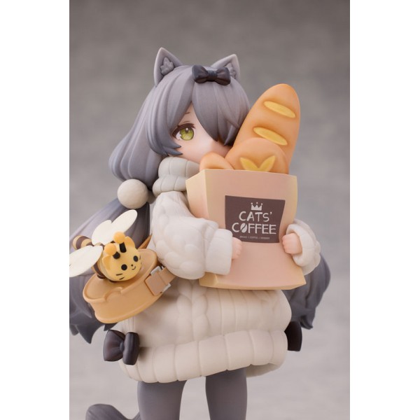 เปิดจอง : "Tea Time Cats Scene" Meow Town "Bread House" Clerk & Customer Set