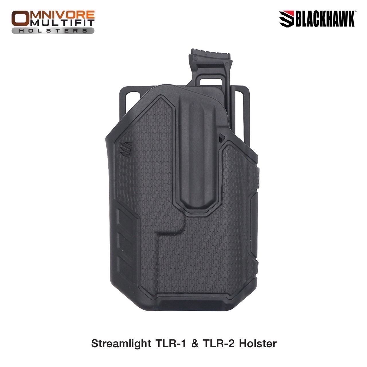 New.ซองปืน Blackhawk OMNIVORE ( Omnivore Multift Holsters ) ⚓ ซองปืนปลดล็อคนิ้วโป้ง ( Level 2 ) ⚓ ใช้กับปืนพกได้มากกว่า 150 รุ่น ( ตามตาราง ) ⚓ ใช้ยึดแบบเพลทเหน็บหรือร้อยเข็มขัดได้ 📌 ใช้คู่กับไฟฉาย Streamlight TLR-1 & TLR-2 (