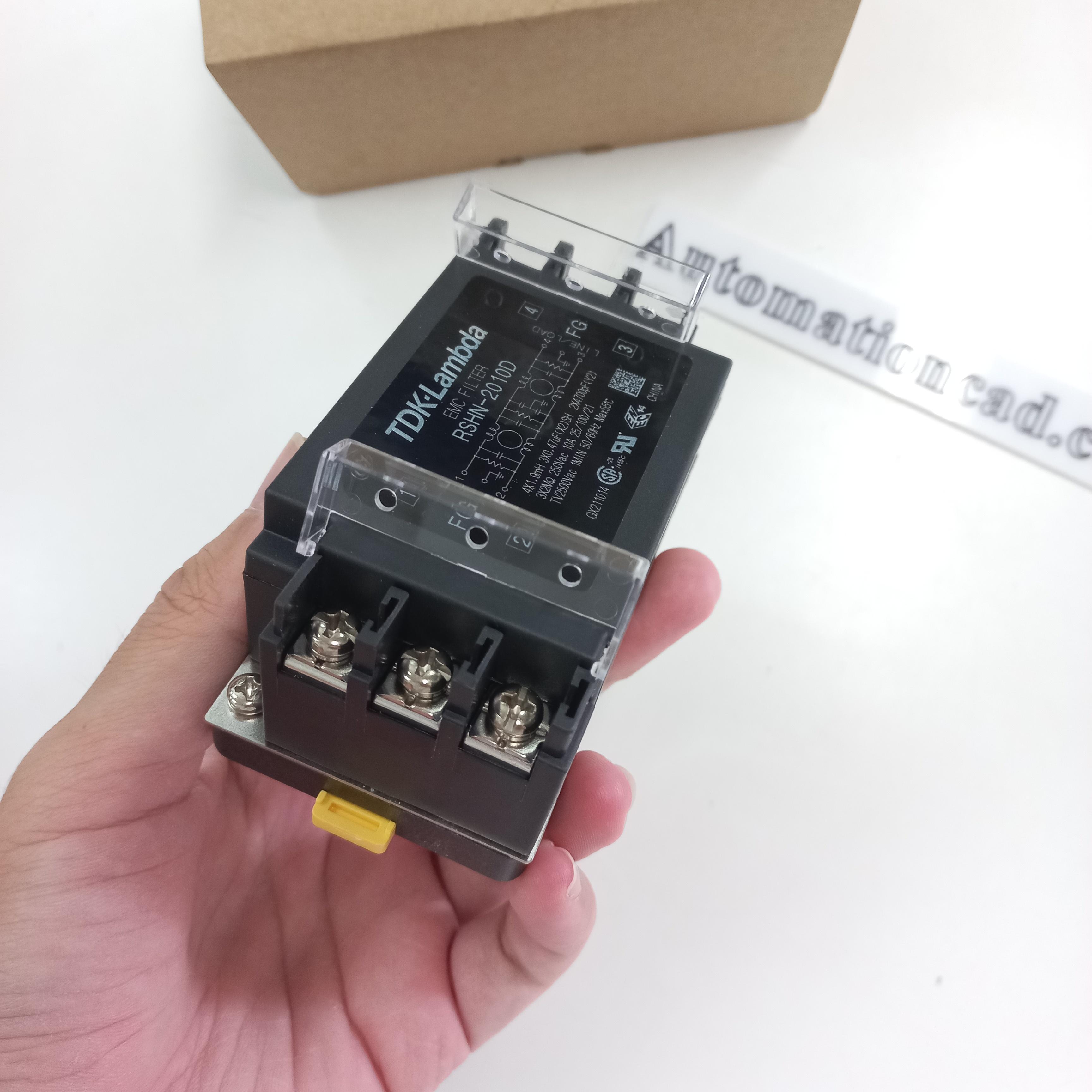 NOISE FILTER TDK-Lambda รุ่น RSHN-2010D (เกาะราง DIN Rail) 10A 250VAC 50/60Hz