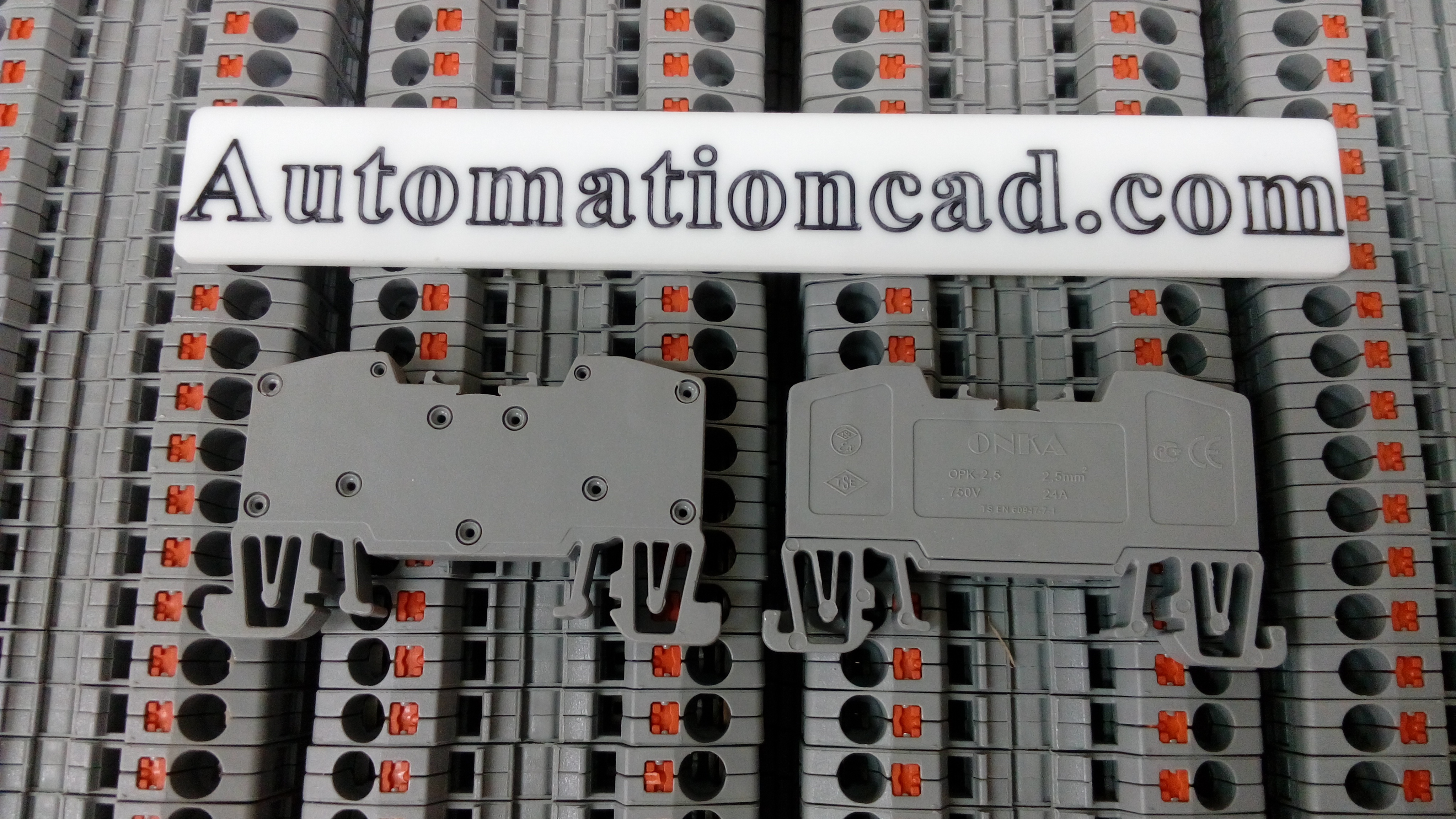 สปริงเทอร์มินอล Onka-1502 สาย 2.5 mm² 24A Terminal ONKA