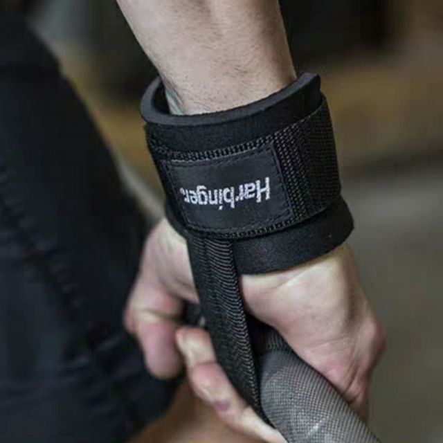 G-098Harbinger Big Grip Pro Lifting Strap – One Size Fits All. Male & Female strapsสแตรปส์ Straps Basic Lifting Straps ยกน้ำหนัก เพาะกาย ยกเวท fitness ฟิตเนส เล่นกล้าม กีฬา