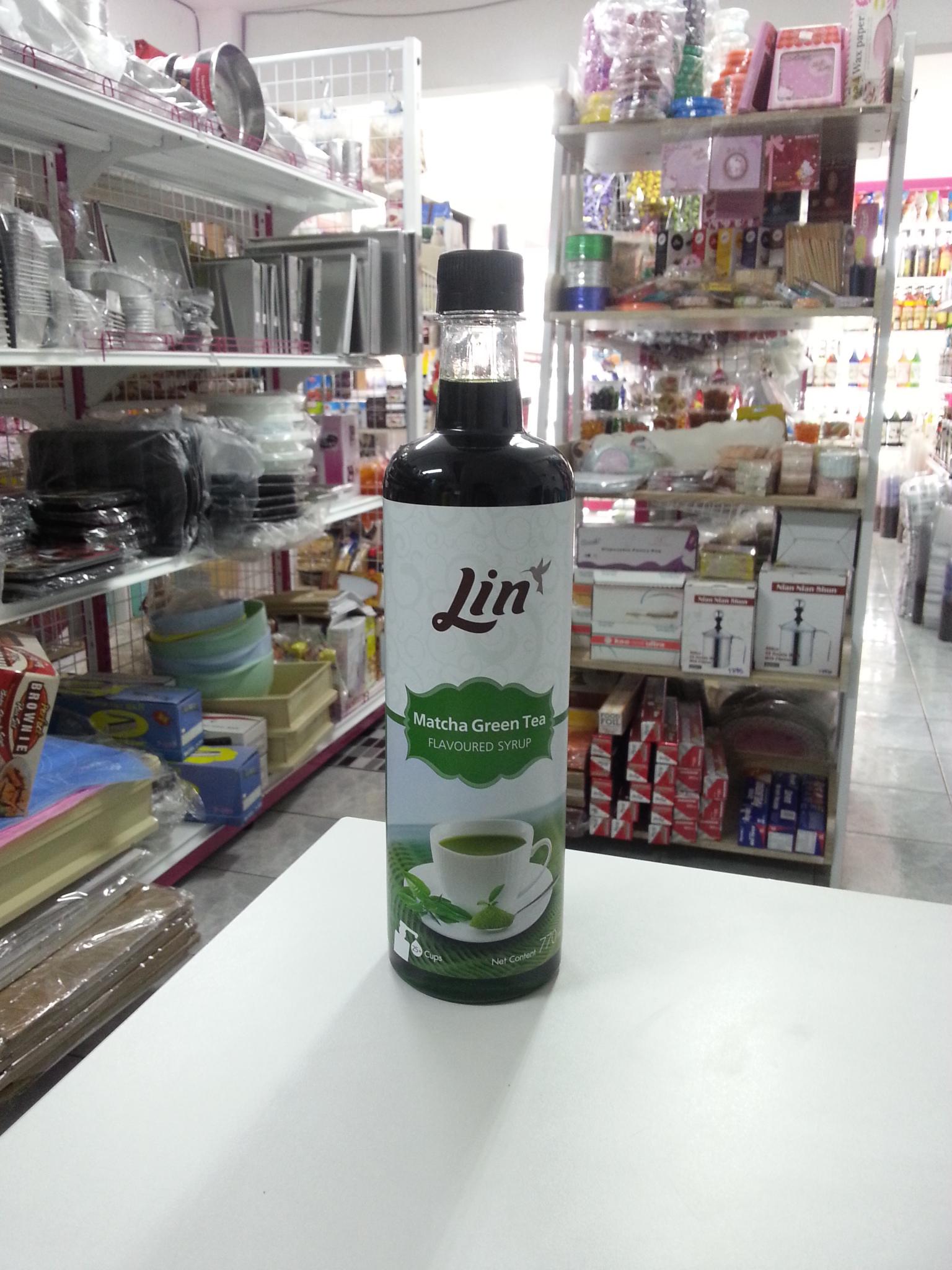 ไซรัป กลิ่นชาเขียว ลิน 770ml.