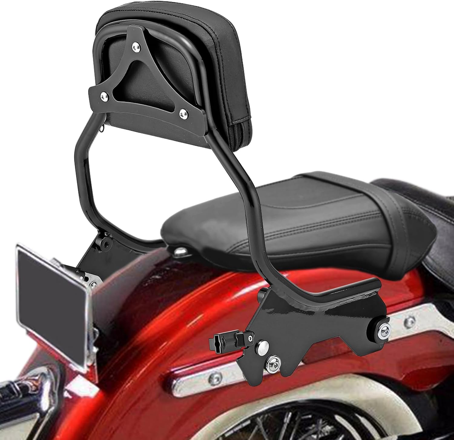 พิงหลังสั้น Sofatil M8 Heritage M8 Streetbob M8 ปี 2018-2024 สีดำ (ฟรี Docking ปลดไว)