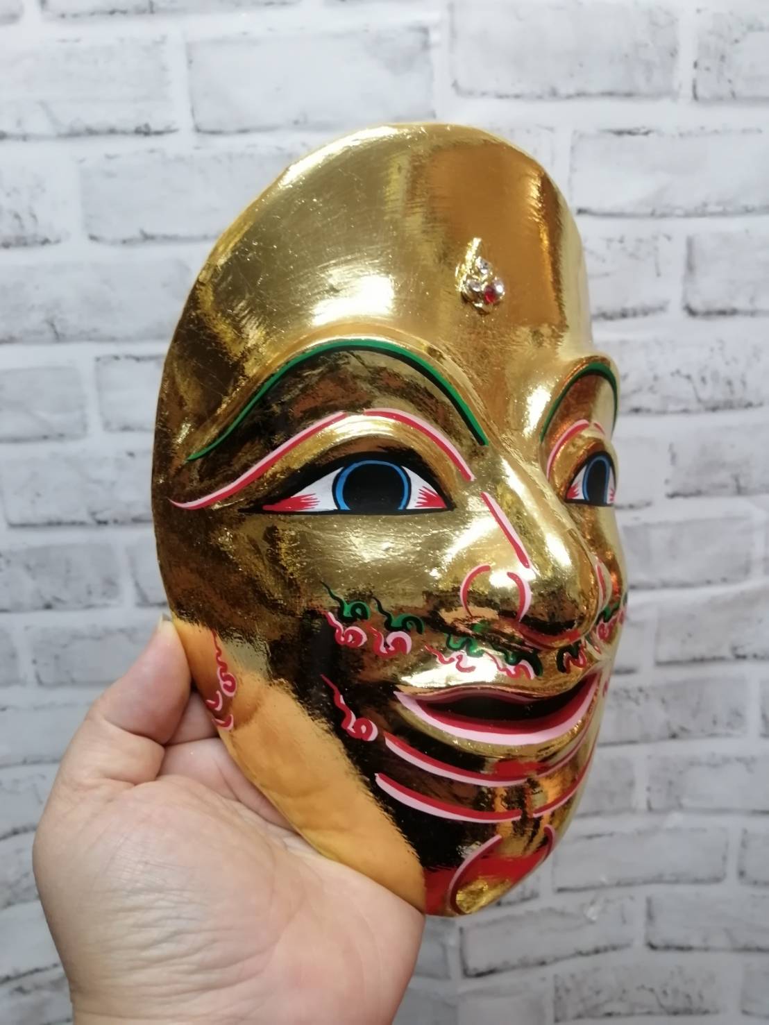 หน้ากาก พระลักษณ์ ทองเค งานกระดาษ