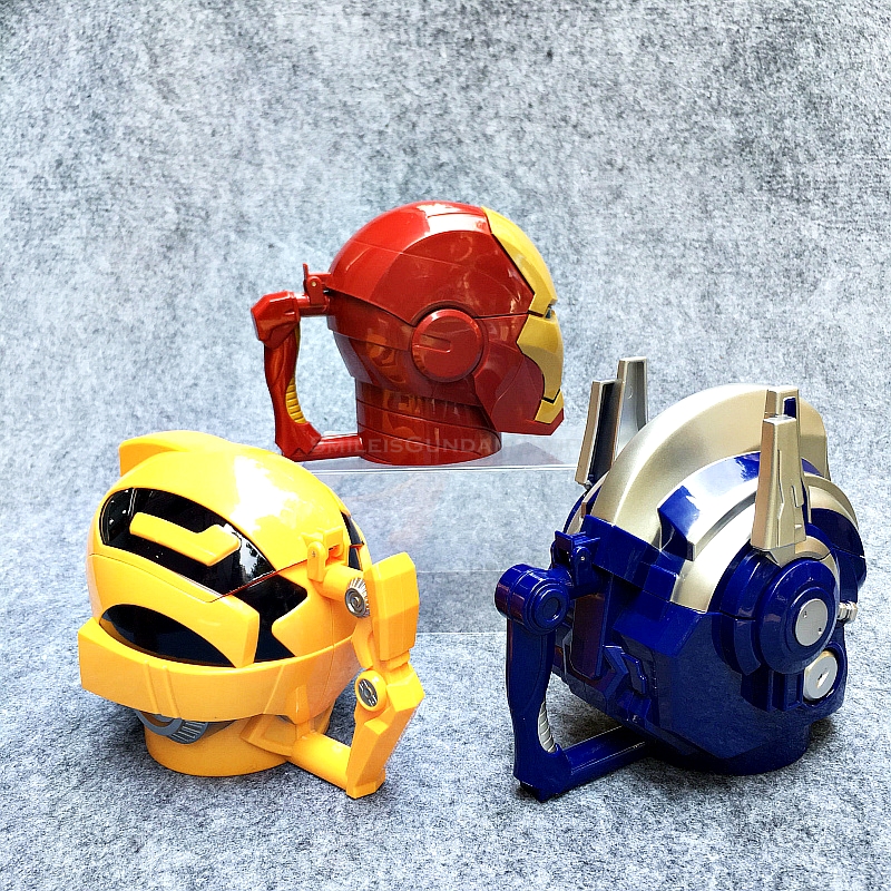 [PO]แก้วเก็บความเย็น IRONMAN[ภายในพลาสติก][ตาขาว]