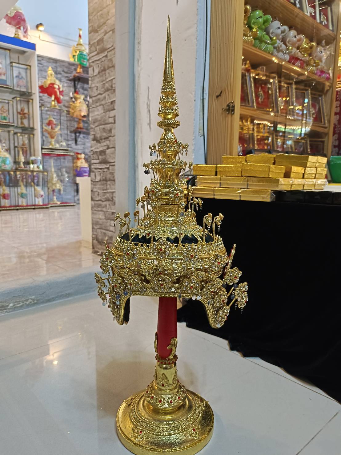 ชฎานาง ขนาดสวมหัว เกรดพรีเมี่ยม