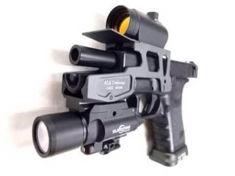 https://youtu.be/u0YrK5bmPs8 New.รางเสริม ALG Defense Glock Accessories 6-Second Optic Mount with Flared Magwell AFM For G17 / G18 สีดำ / สีทราย ราคาพิเศษ